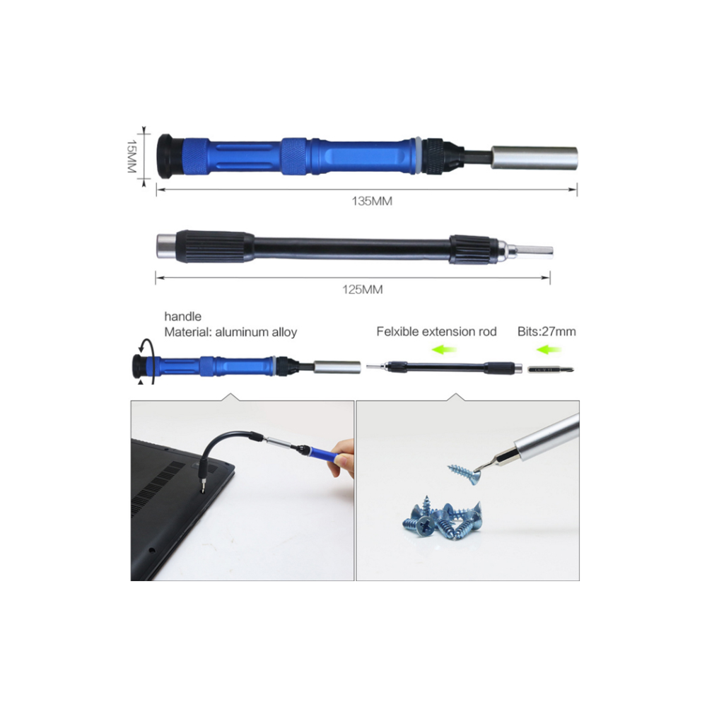 A large main feature product image of King'sdun 63 in 1 Screwdriver Tool Set for PC & Mobile