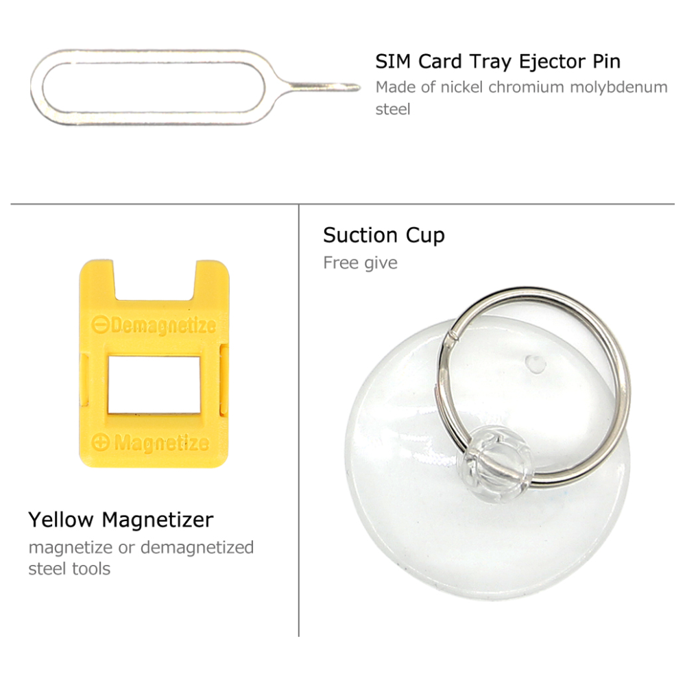 A large main feature product image of King'sdun 86 in 1 CRV Steel Magnetic Driver Precision Screwdriver Set