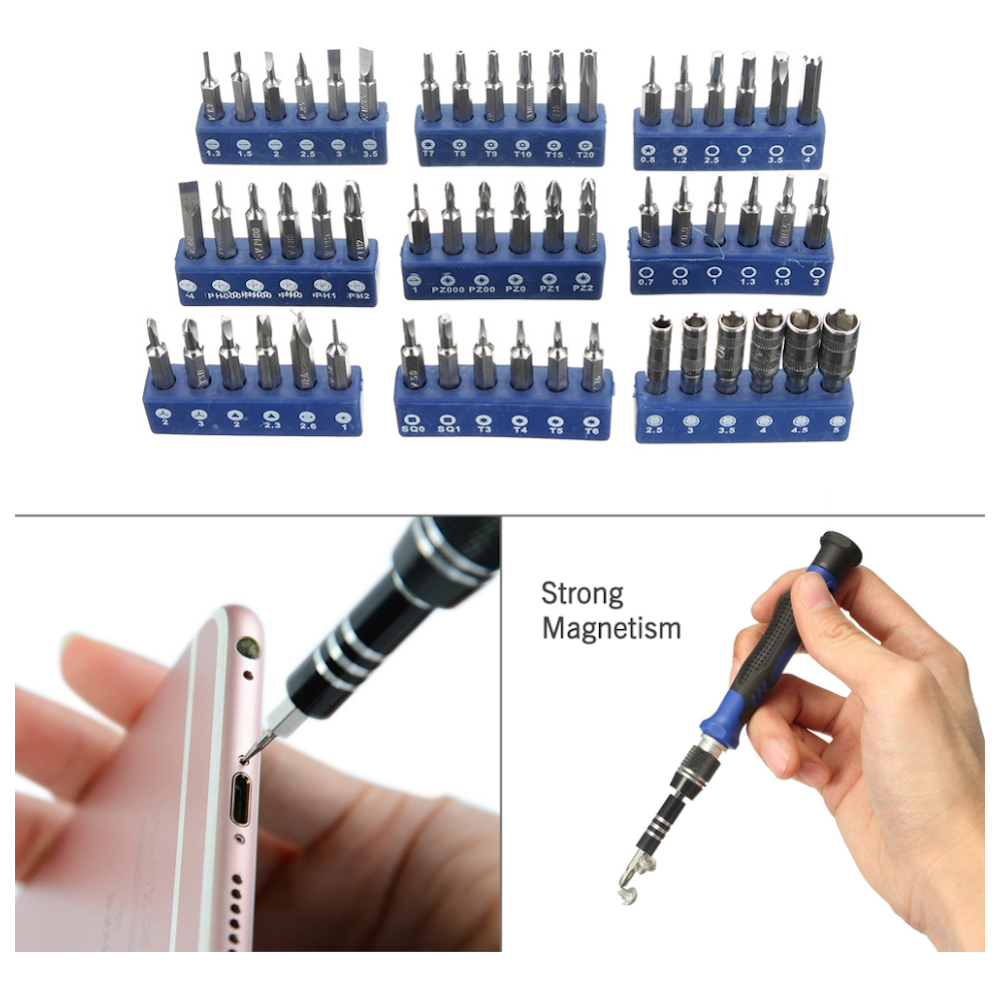 A large main feature product image of King'sdun 86 in 1 CRV Steel Magnetic Driver Precision Screwdriver Set