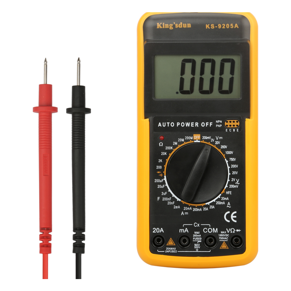 A large main feature product image of King'sdun Digital Multimeter Portable w/Capacitance Meter