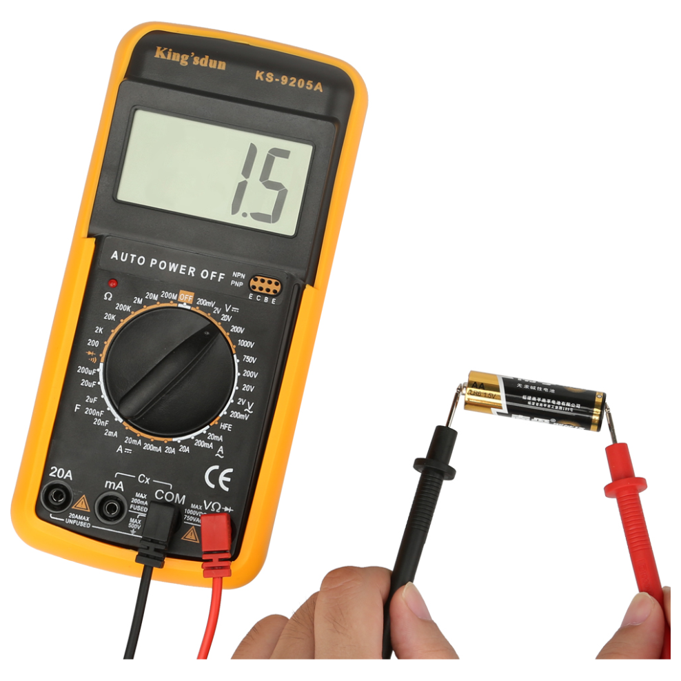 A large main feature product image of King'sdun Digital Multimeter Portable w/Capacitance Meter