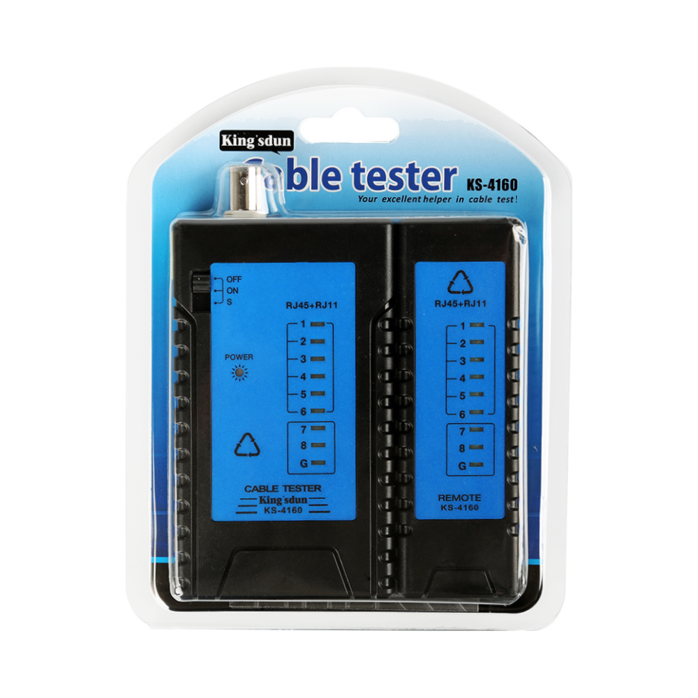 A large main feature product image of King'sdun RJ45 Cat6 LAN Cable Tester Set