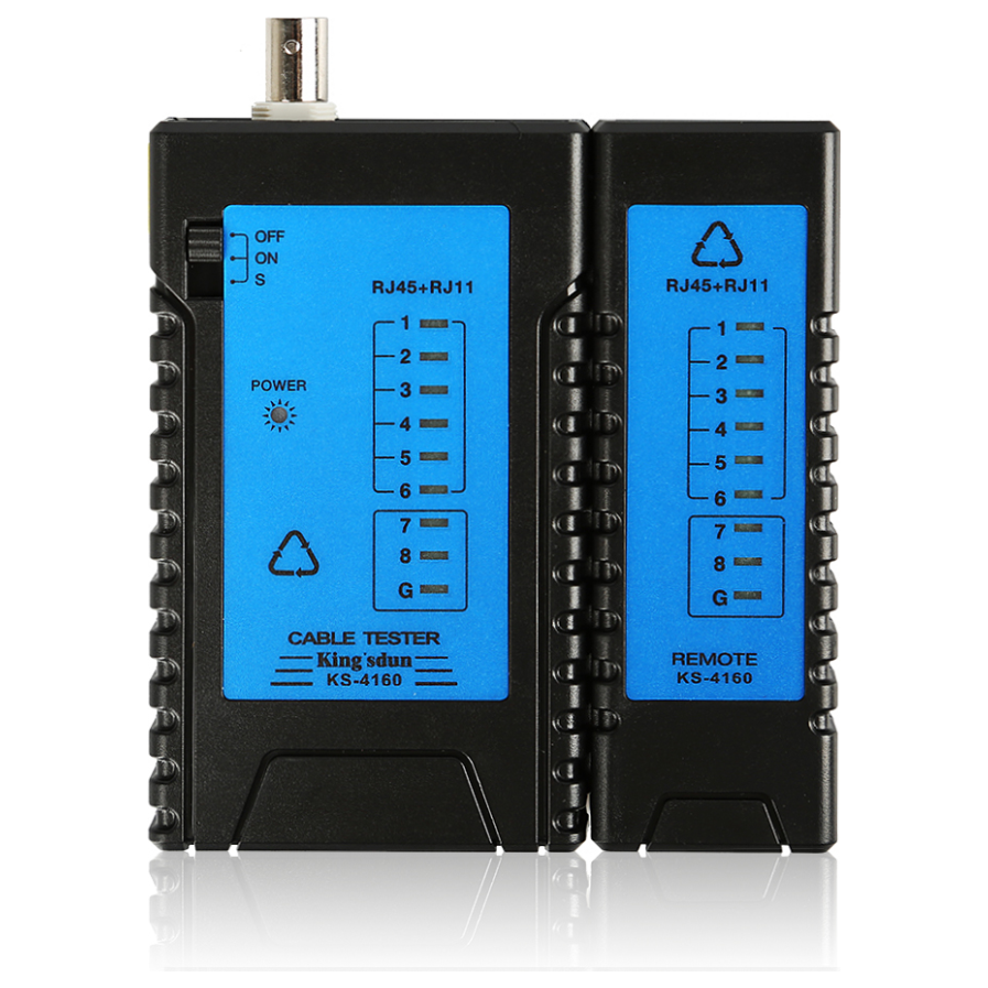 A large main feature product image of King'sdun RJ45 Cat6 LAN Cable Tester Set