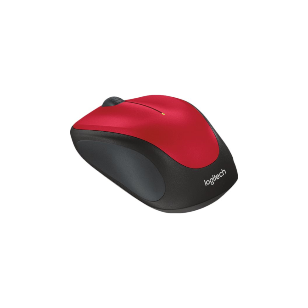 A large main feature product image of Logitech M235 Wireless Mouse Red