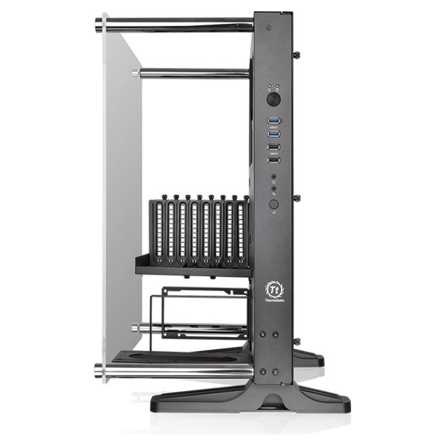 A large main feature product image of Thermaltake Core P3 Tempered Glass Edition Mid Tower Case