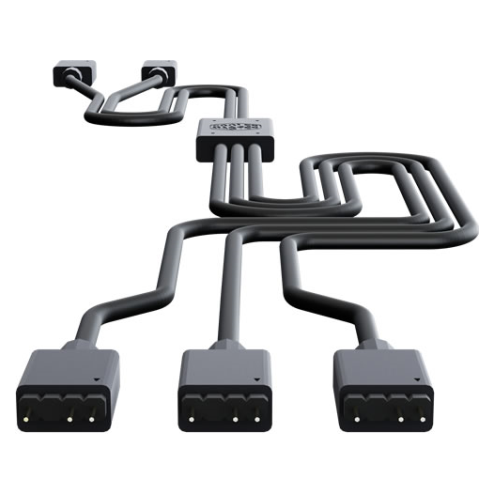 A large main feature product image of Cooler Master Addressable RGB 1-to-3 Splitter Cable