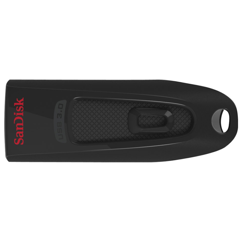 A large main feature product image of SanDisk Ultra Flash 64GB USB3.0 Flash Drive