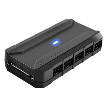 A large main feature product image of Thermaltake Commander FP - 10 Port PWM Fan Hub