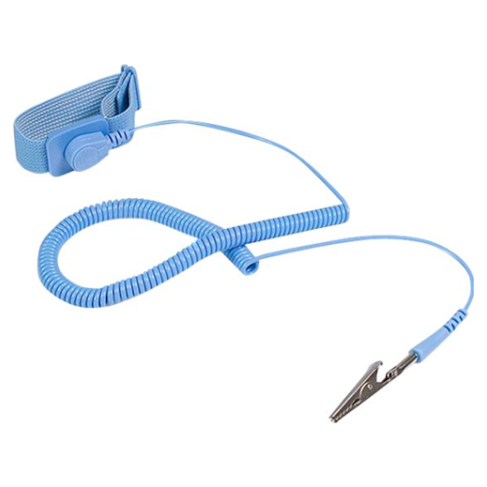 A large main feature product image of Startech ESD Anti Static Wrist Strap Band with Grounding Wire