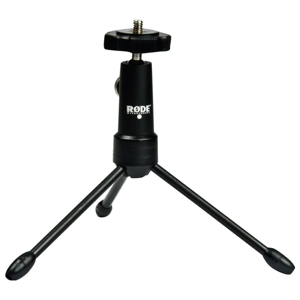 A large main feature product image of RODE Mini Tripod Mic Stand