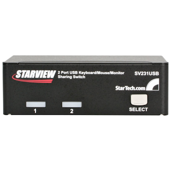 Product image of Startech 2 Port Professional USB KVM Switch Kit with Cables - Click for product page of Startech 2 Port Professional USB KVM Switch Kit with Cables