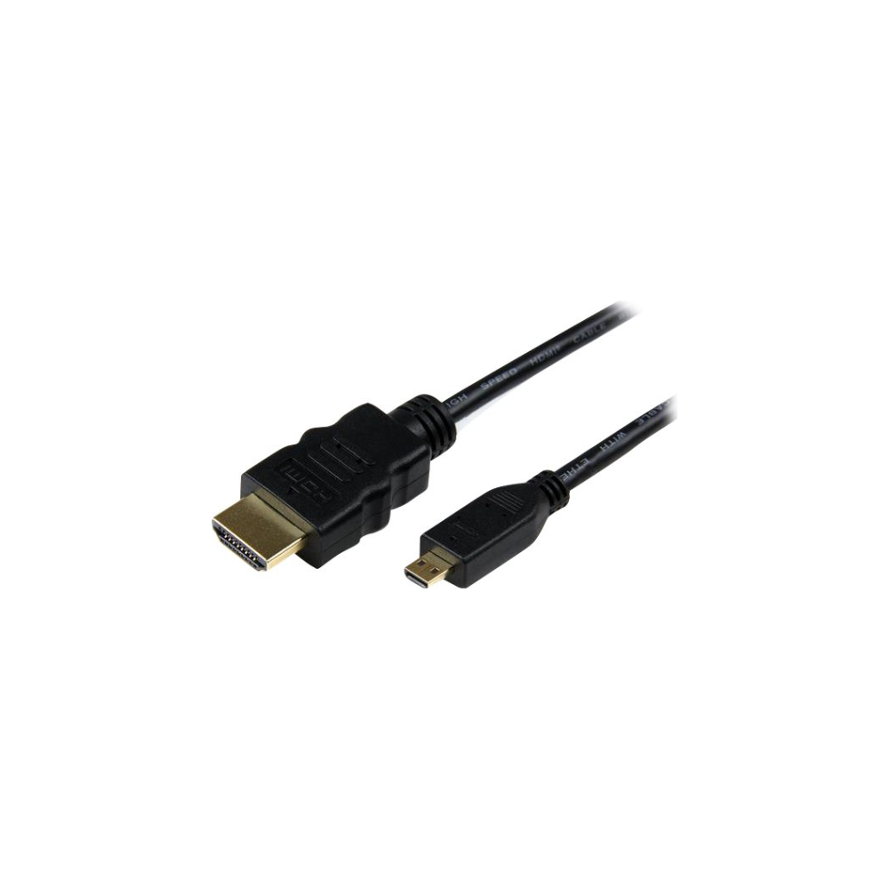 A large main feature product image of Startech 2m High Speed HDMI Cable with Ethernet HDMI to HDMI Micro