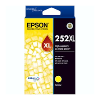 Product image of Epson DURABrite Ultra 252XL High Capacity Yellow Cartridge - Click for product page of Epson DURABrite Ultra 252XL High Capacity Yellow Cartridge