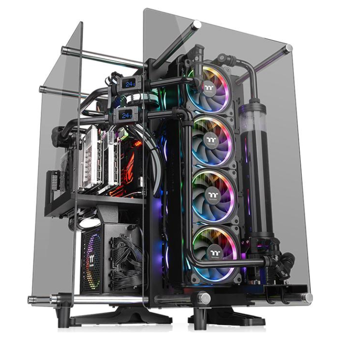 A large main feature product image of Thermaltake Core P90 Tempered Glass Edition Full Tower Case