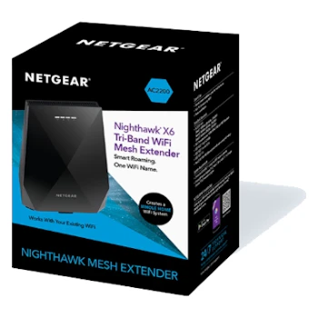 Product image of Netgear Nighthawk X6 AC2200 Tri-Band Wireless Mesh Extender  - Click for product page of Netgear Nighthawk X6 AC2200 Tri-Band Wireless Mesh Extender 