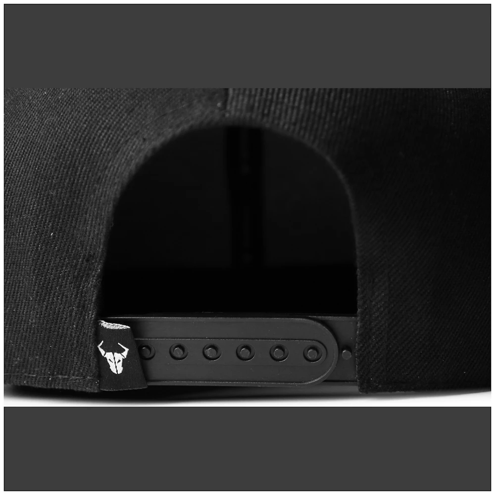 A large main feature product image of BattleBull Squad Snapback Cap - Black/White