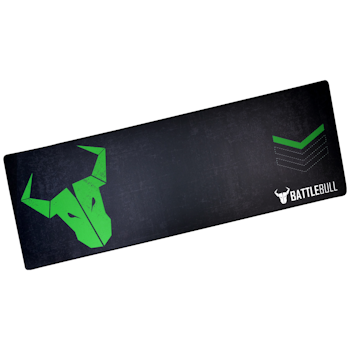 Product image of BattleBull Grazed Extended Mousemat - Green/Black - Click for product page of BattleBull Grazed Extended Mousemat - Green/Black