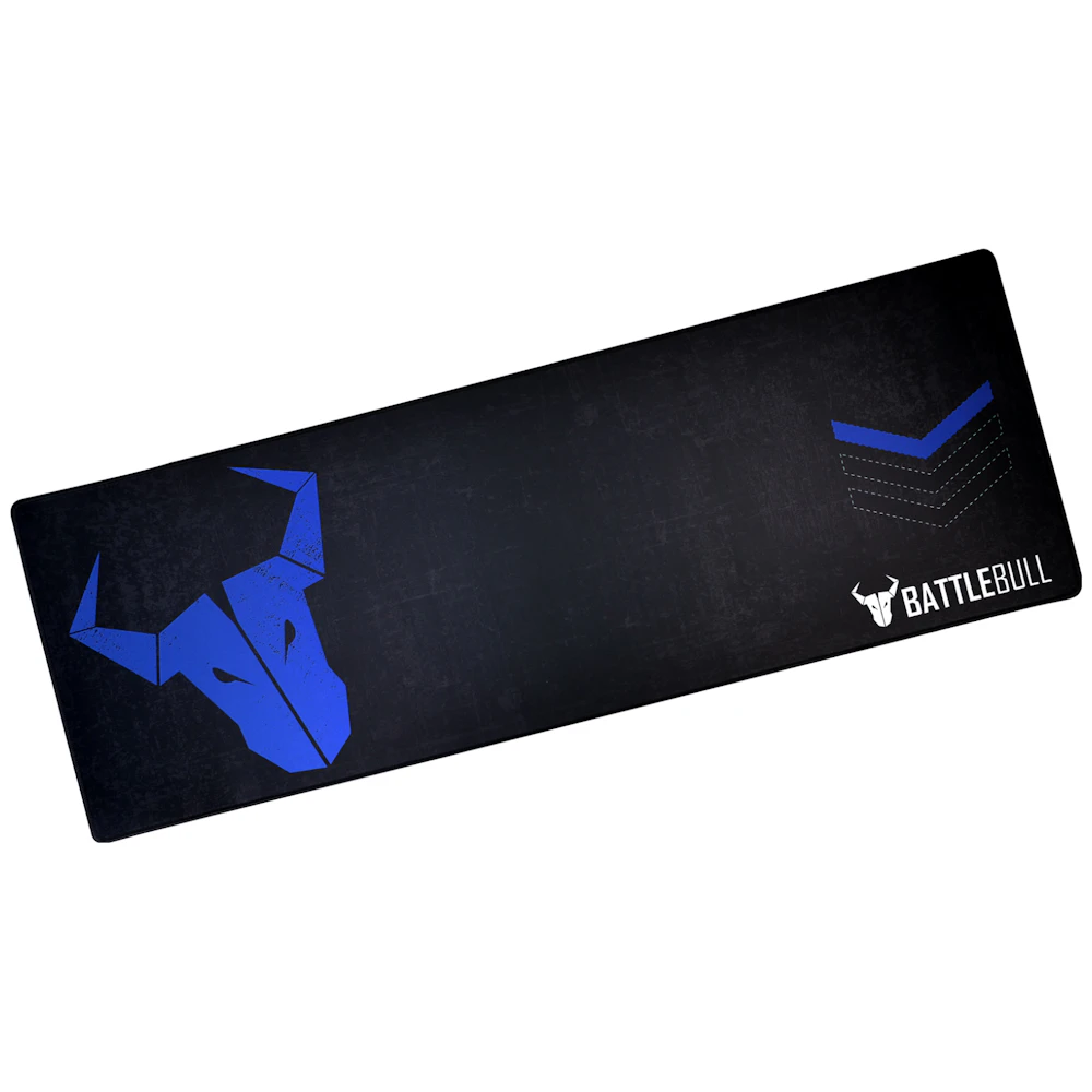 BattleBull Grazed Extended Mousepad - Blue/Black