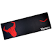A product image of BattleBull Grazed Extended Mousemat - Red/Black