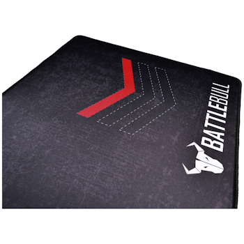 Product image of BattleBull Grazed Extended Mousemat - Red/Black - Click for product page of BattleBull Grazed Extended Mousemat - Red/Black