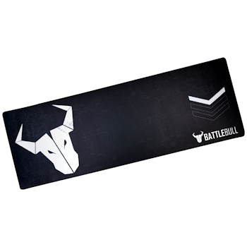 Product image of BattleBull Grazed Extended Mousemat - Black/White - Click for product page of BattleBull Grazed Extended Mousemat - Black/White