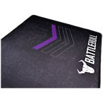 A small tile product image of BattleBull Grazed Extended Mousepad - Purple/Black