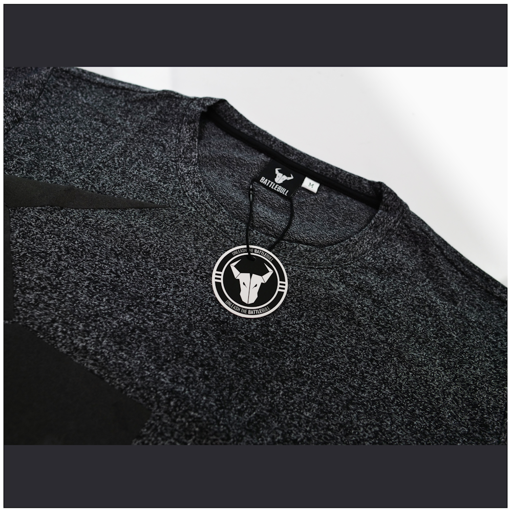 A large main feature product image of BattleBull Squad T-Shirt Black/Black - Size Extra Extra Large (XXL)