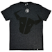 A product image of BattleBull Squad T-Shirt Black/Black - Size Small (S)
