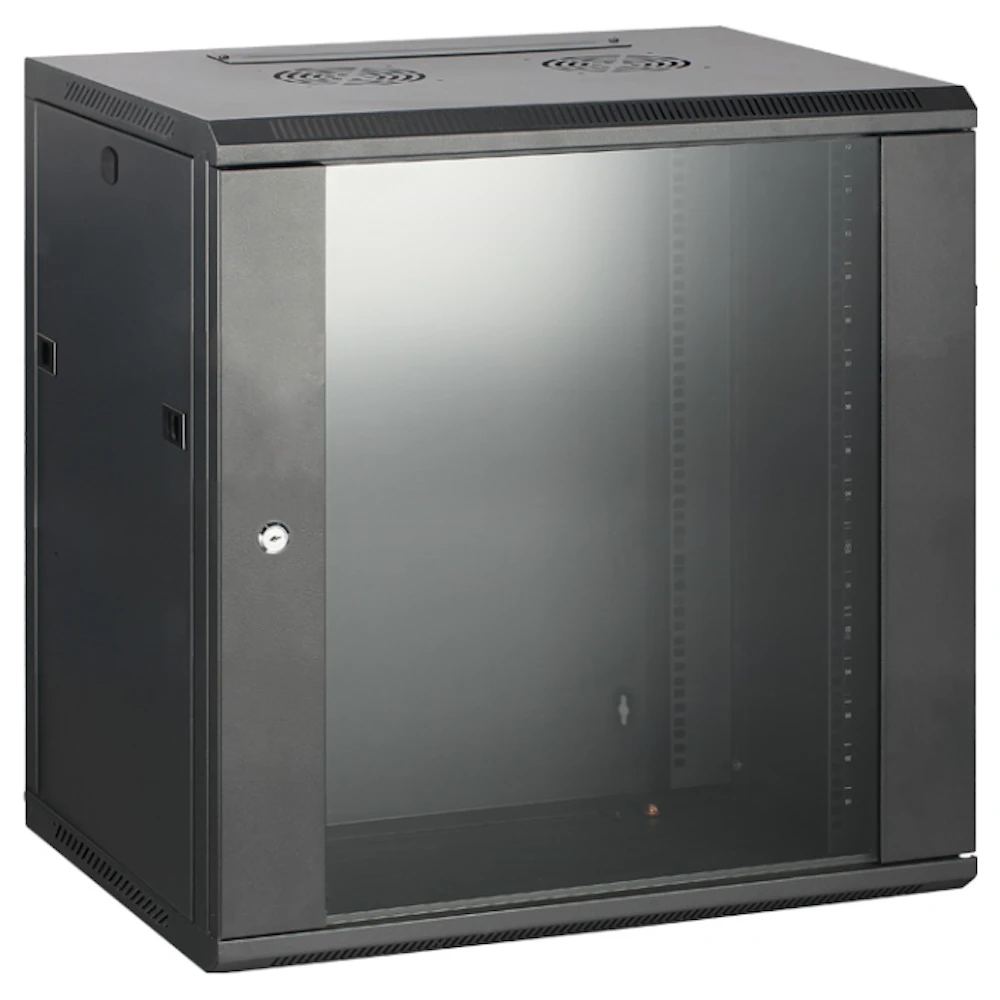 Hypertec Swing Frame Enclosed 12RU (600W X 600D X 635H) Server Cabinet