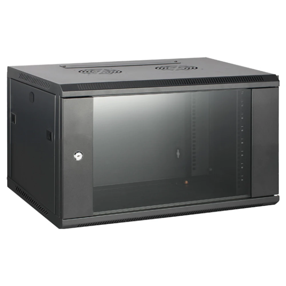 Hypertec Wall Mount Enclosed 6RU (600W X 450D X 370H) Server Cabinet