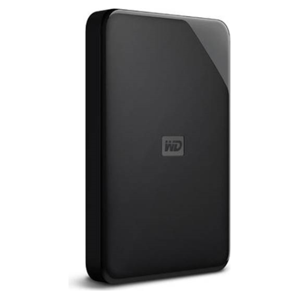 A large main feature product image of WD Elements SE Portable HDD - 2TB Black 
