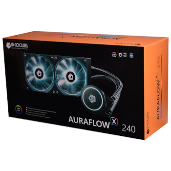 Product image of ID-COOLING AuraFlow X 240 RGB AIO CPU Liquid Cooler - Click for product page of ID-COOLING AuraFlow X 240 RGB AIO CPU Liquid Cooler