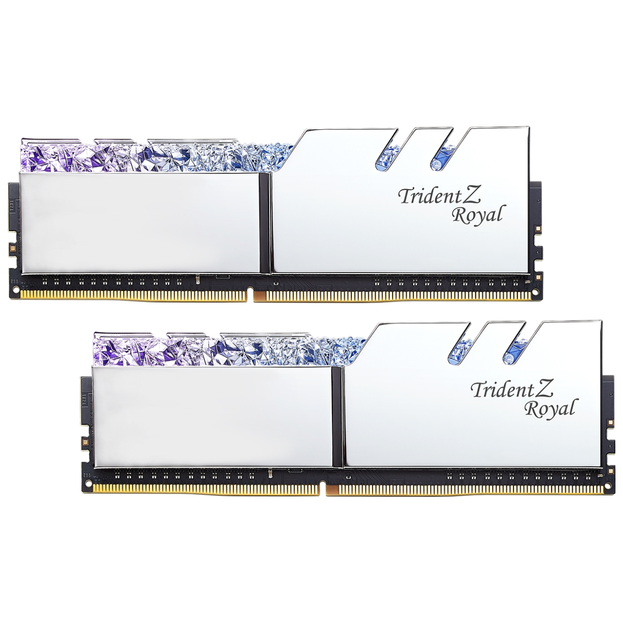 Buy Now G Skill 16gb 2x8gb Ddr4 Trident Z Royal Silver Rgb C16