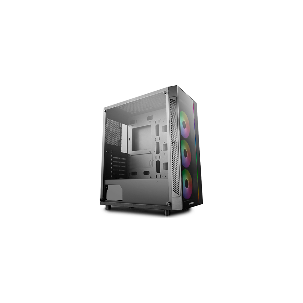A large main feature product image of Deepcool Matrexx 55 Addressable RGB 3F Mid Tower Case w/ Tempered Glass Side Panel