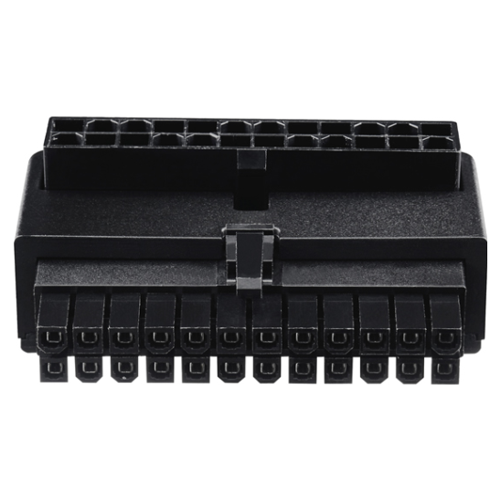 A large main feature product image of Cooler Master 24-Pin ATX 90 Degree Adapter