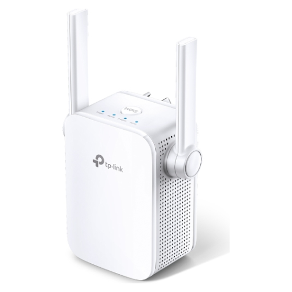 A large main feature product image of TP-Link RE205 - AC750 Wi-Fi 5 Range Extender