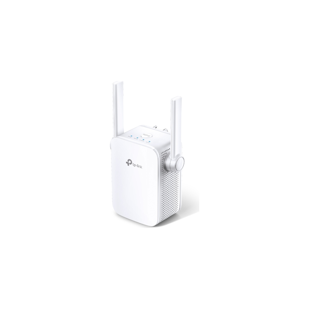 A large main feature product image of TP-Link RE205 AC750 Wi-Fi Range Extender