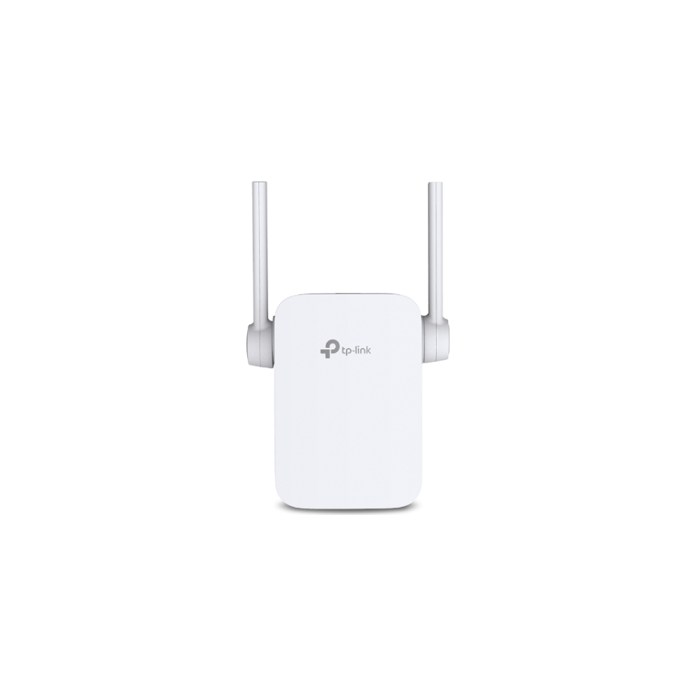 A large main feature product image of TP-Link RE205 AC750 Wi-Fi Range Extender