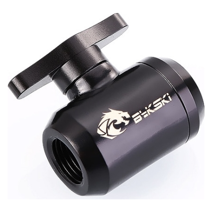 A large main feature product image of Bykski G1/4" Ball Valve (Black)