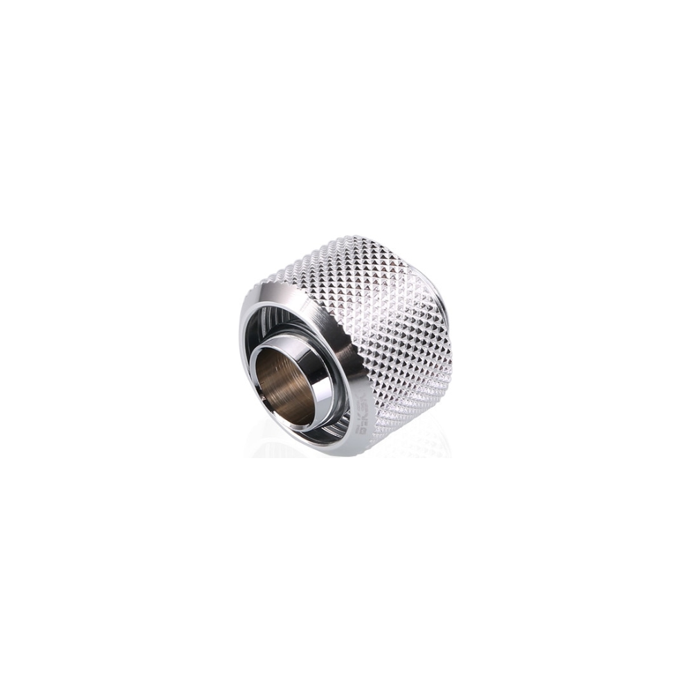 A large main feature product image of Bykski G1/4 10mm Soft Tube Compression Fitting - Silver