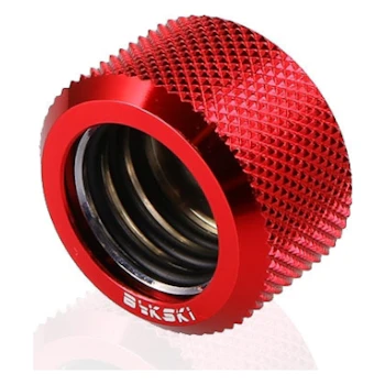 Product image of Bykski G1/4 12mm Hard Tube Compression Fitting - Red - Click for product page of Bykski G1/4 12mm Hard Tube Compression Fitting - Red