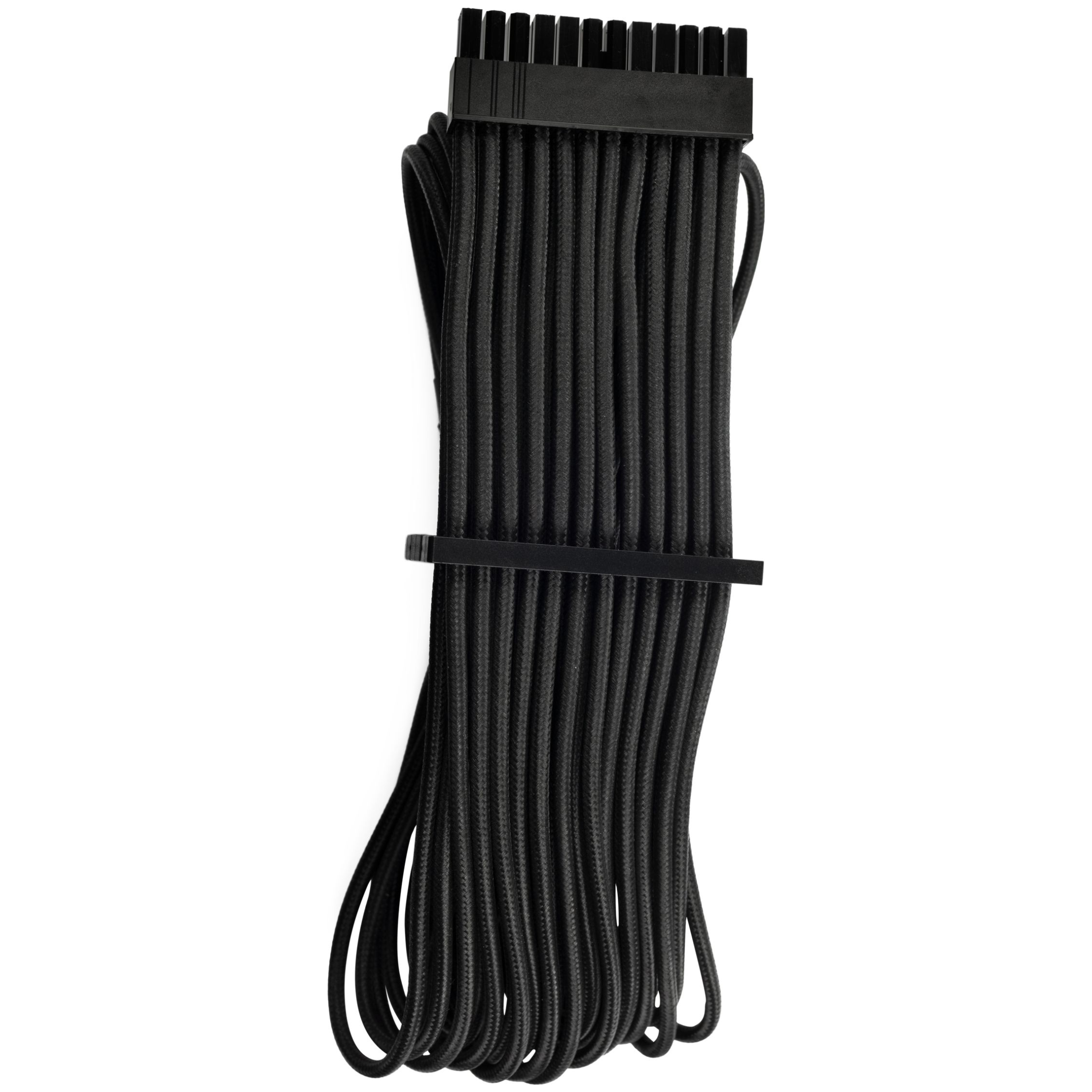 A large main feature product image of Corsair Premium Individually Sleeved PSU Cables Pro Kit Type 4 Gen 4 (Black)