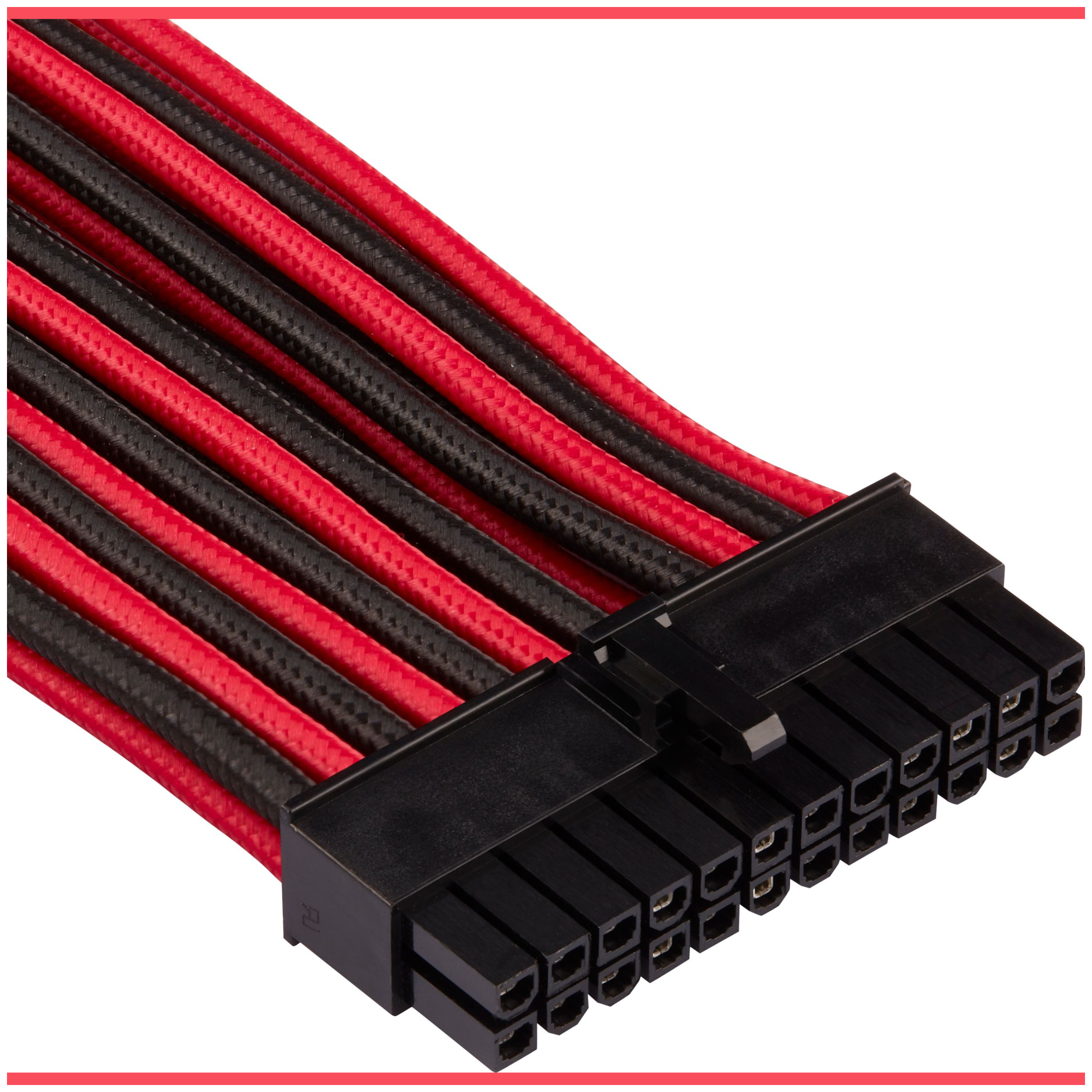 Corsair Premium Individually Sleeved Pro Cables Kit Type 4 Gen 4 Red