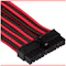A small tile product image of Corsair Premium Individually Sleeved Pro Cables Kit Type 4 Gen 4 - Red/Black