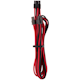 A small tile product image of Corsair Premium Individually Sleeved PSU Cables Pro Kit Type 4 Gen 4 (Black/Red)