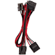 A small tile product image of Corsair Premium Individually Sleeved PSU Cables Pro Kit Type 4 Gen 4 (Black/Red)