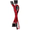 A small tile product image of Corsair Premium Individually Sleeved Pro Cables Kit Type 4 Gen 4 - Red/Black