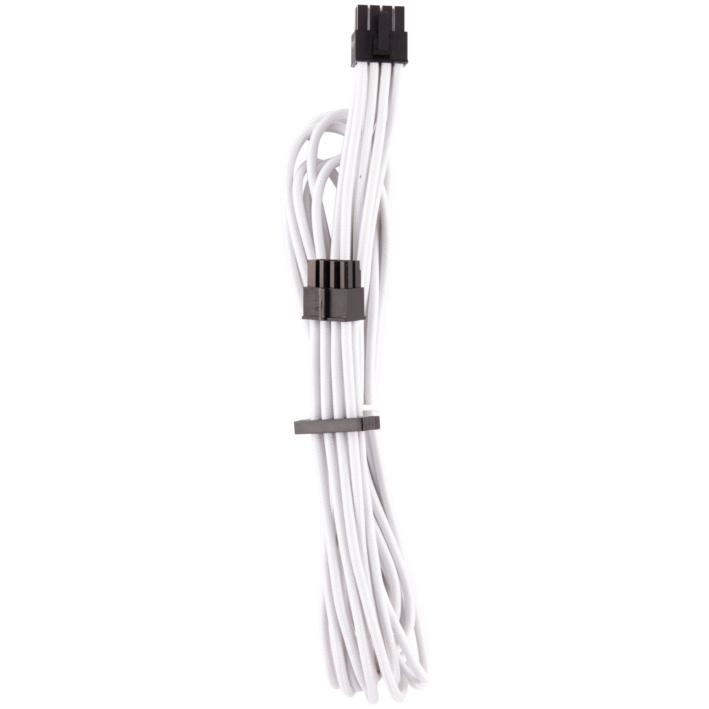 A large main feature product image of Corsair Premium Individually Sleeved PSU Cables Pro Kit Type 4 Gen 4 (White)