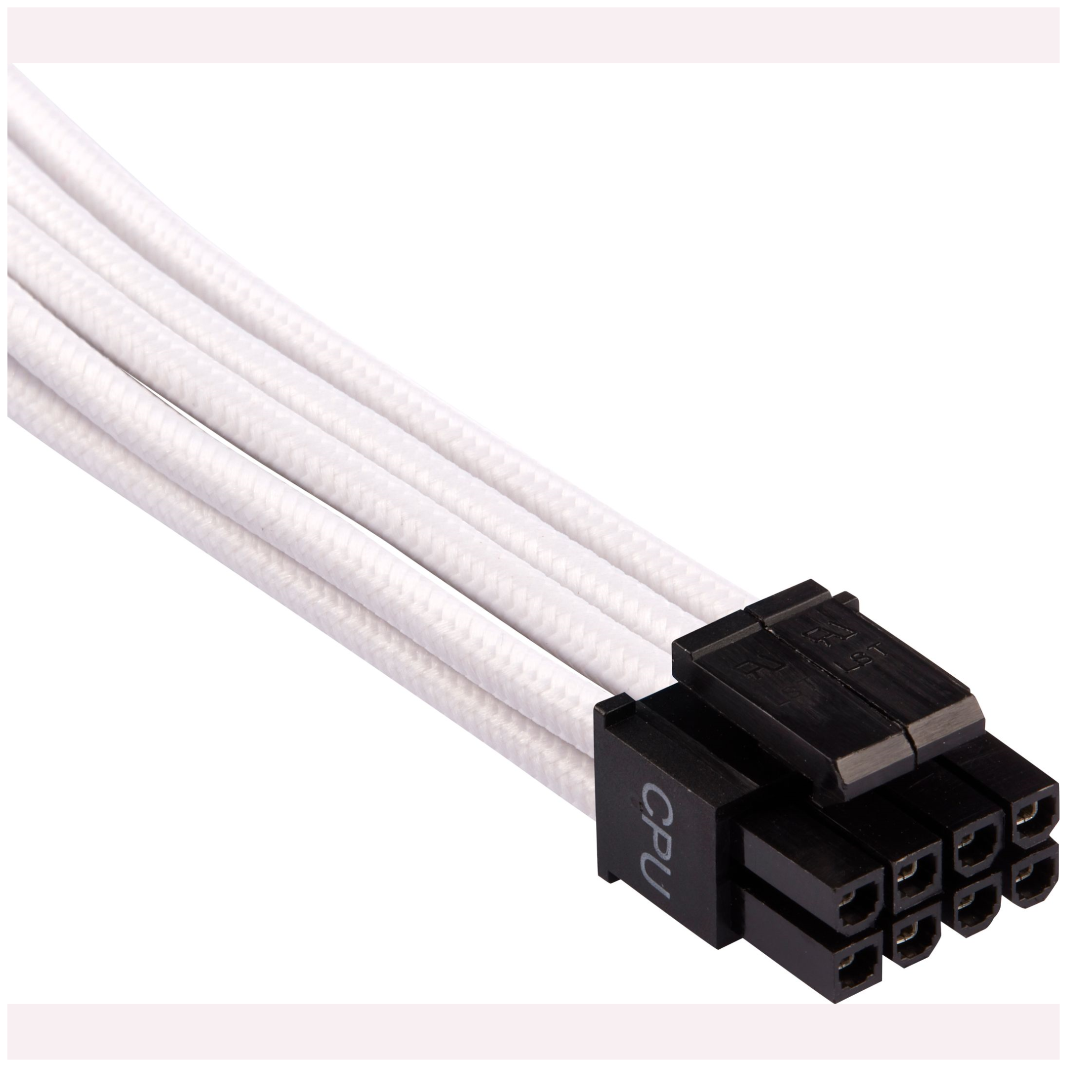 A large main feature product image of Corsair Premium Individually Sleeved PSU Cables Pro Kit Type 4 Gen 4 (White)