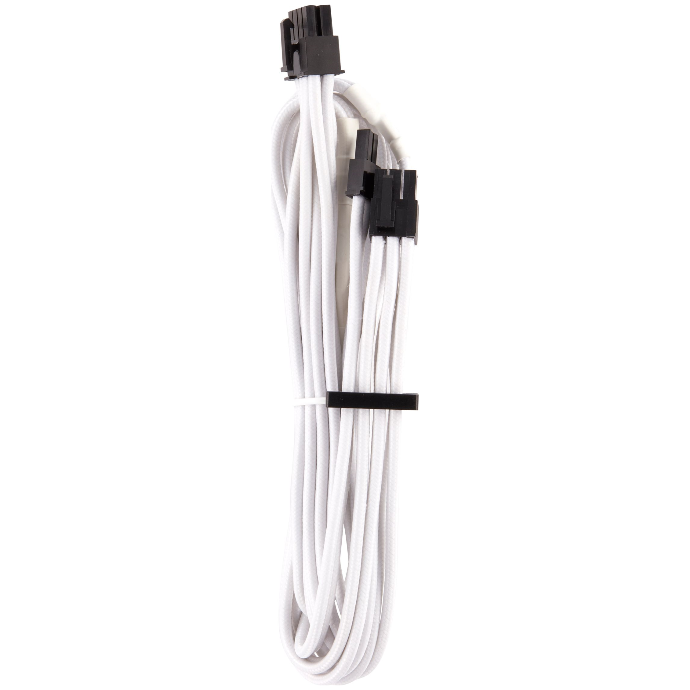 A large main feature product image of Corsair Premium Individually Sleeved PSU Cables Pro Kit Type 4 Gen 4 (White)